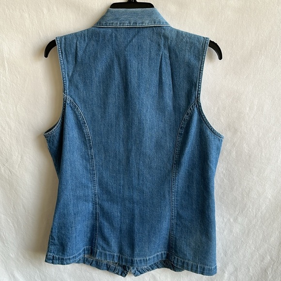 Vintage Hunt Club denim shirt /vest, size M - Picture 4 of 6
